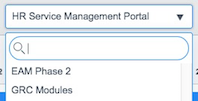 Project list.