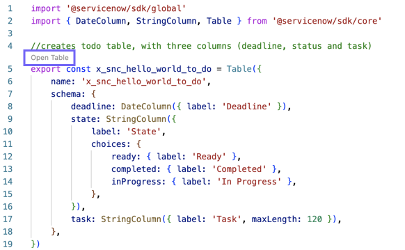 Code-Lens-Link im Editor
