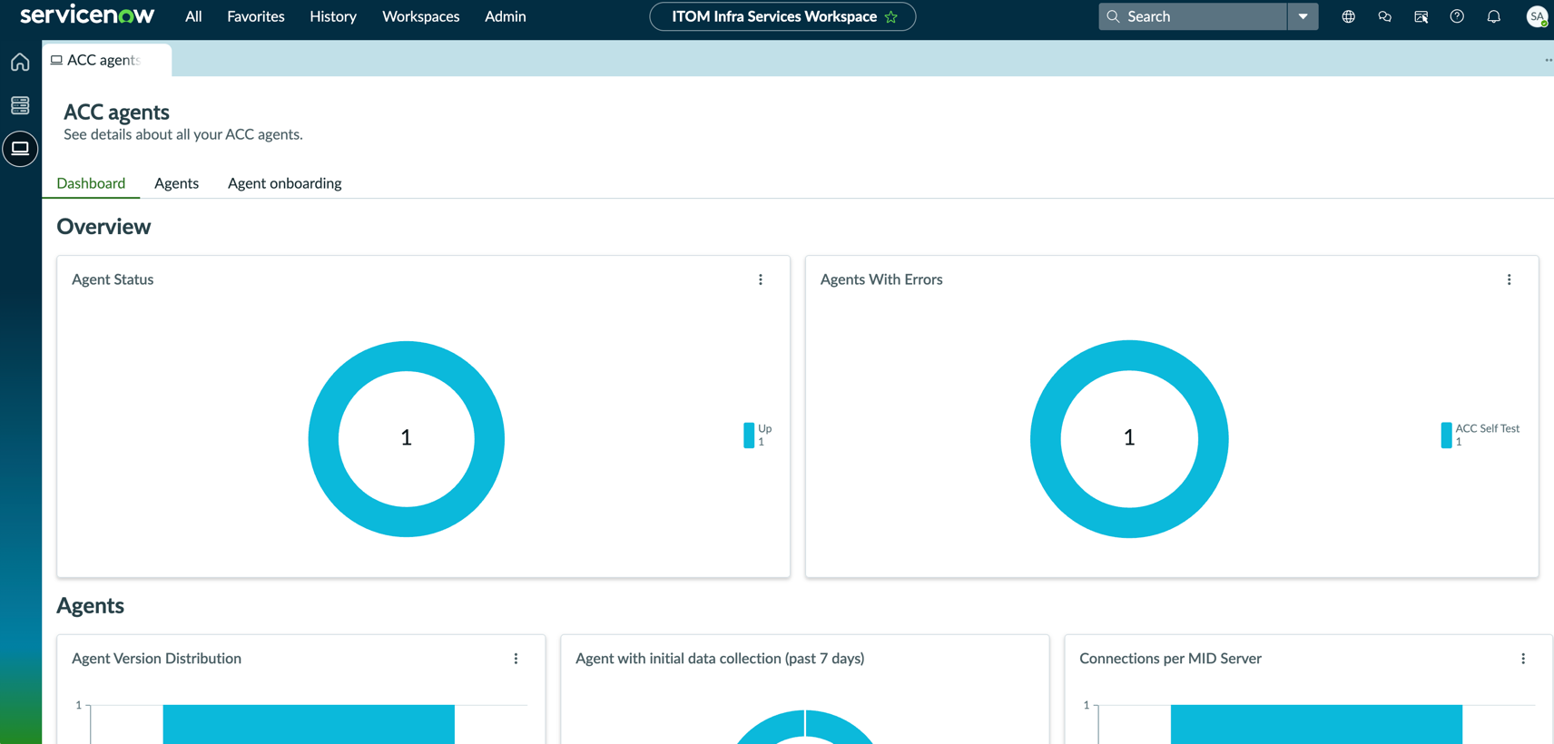 ACC agents dashboard