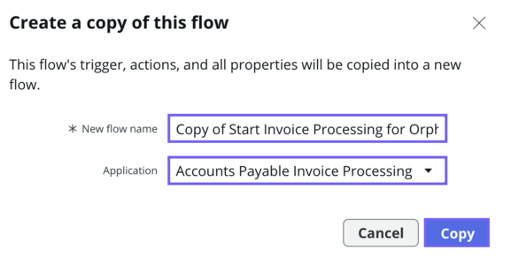 Select application