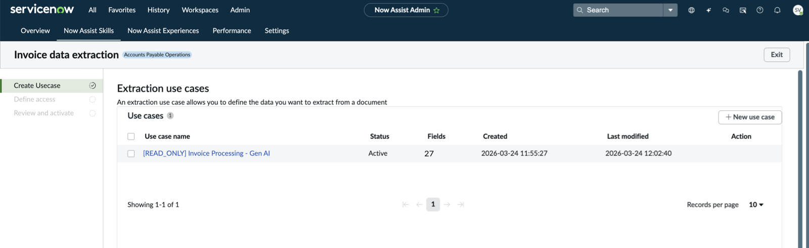 Invoice data extraction
