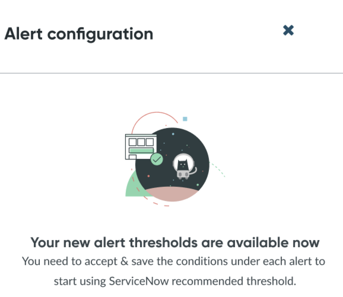 Shows the alert confirmation screen.