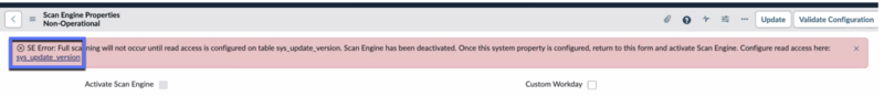 The banner to select to activate application access.