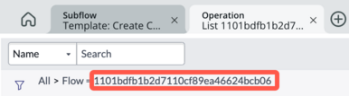 sys_id do subfluxo