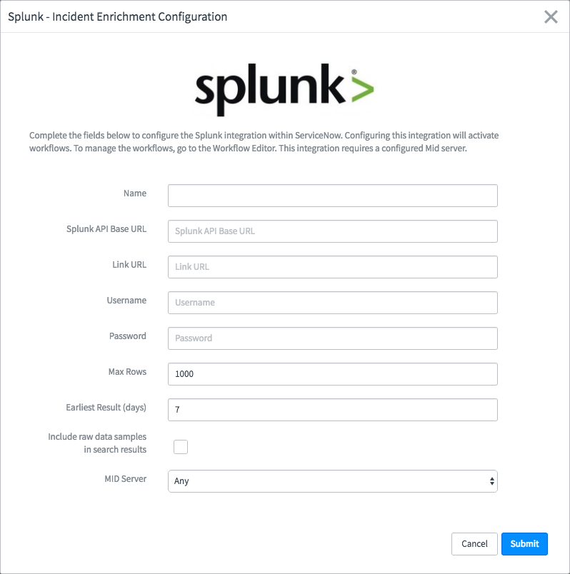 Splunk - Incident Enrichment 構成