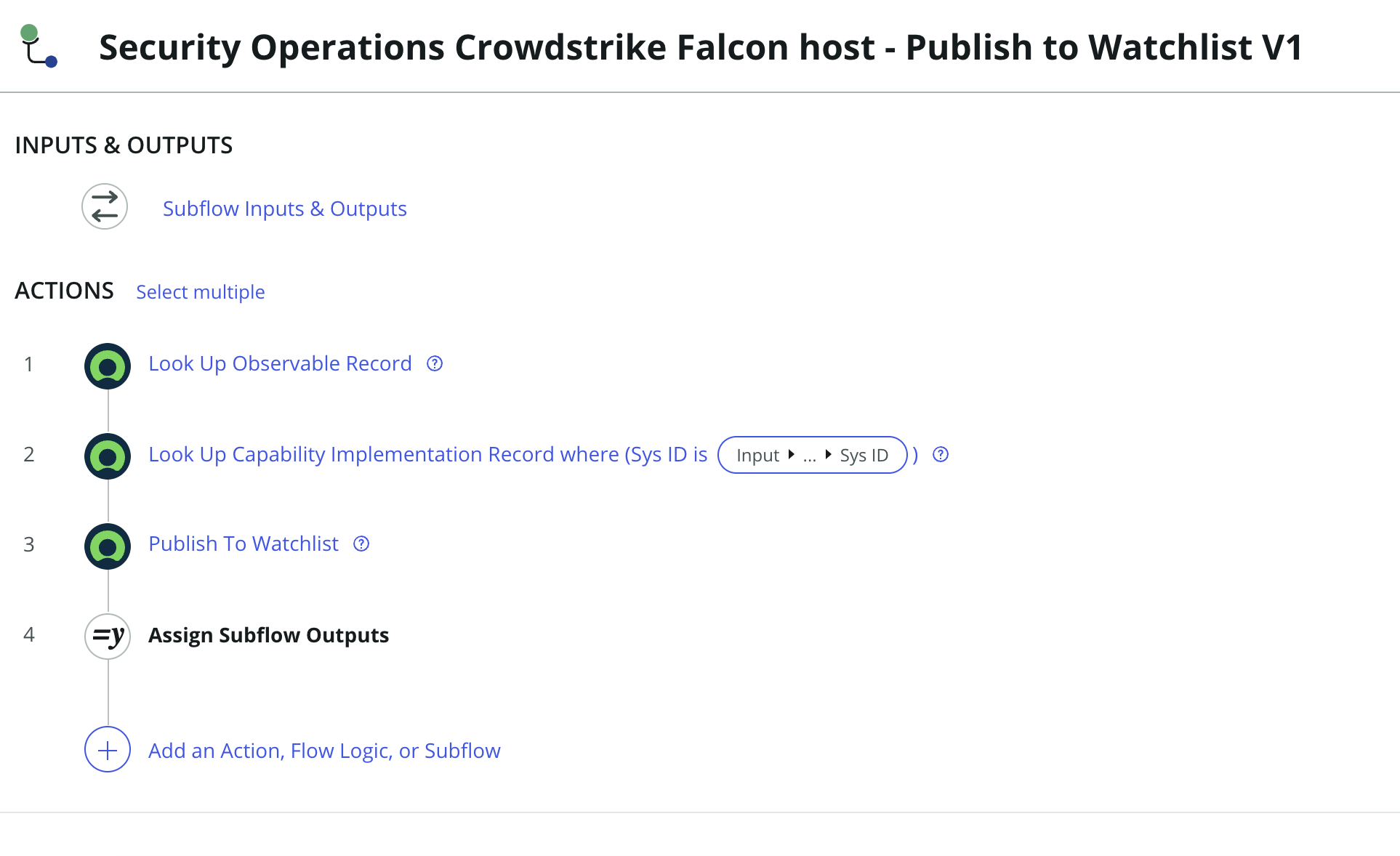 セキュリティインシデントレスポンスと CrowdStrike の統合のためのフローデザイナー Falcon Insight - サイティング検索