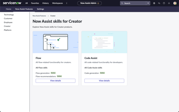 Flow Assist card displaying the Flow generation skill as activated.