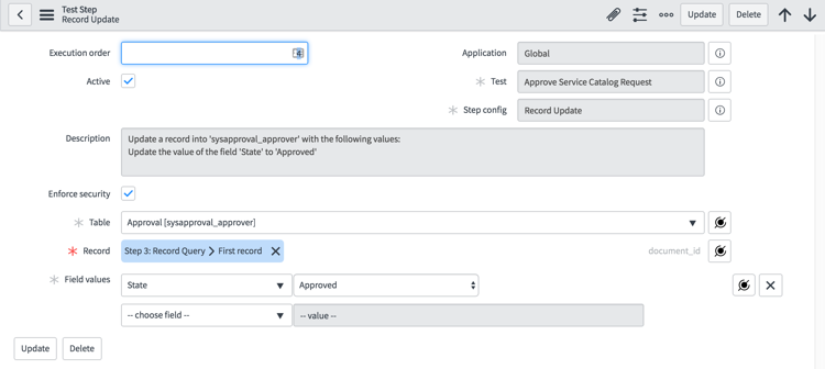 Update setting approval state