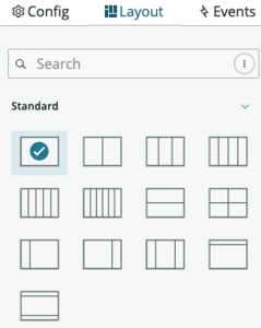 Layout options for UI Builder.