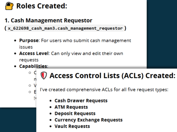 List of steps completed by Build Agent to add security to an app