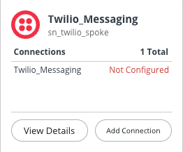 Twilio 메시징용 연결 템플릿