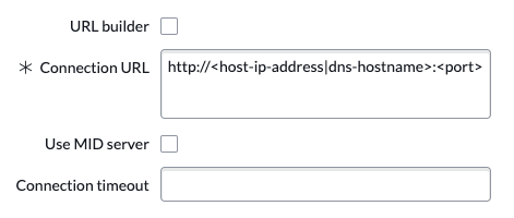 Champ URL de connexion.