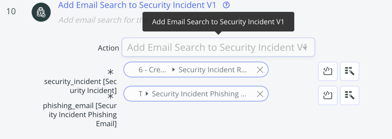 Transform flow: Create email search query