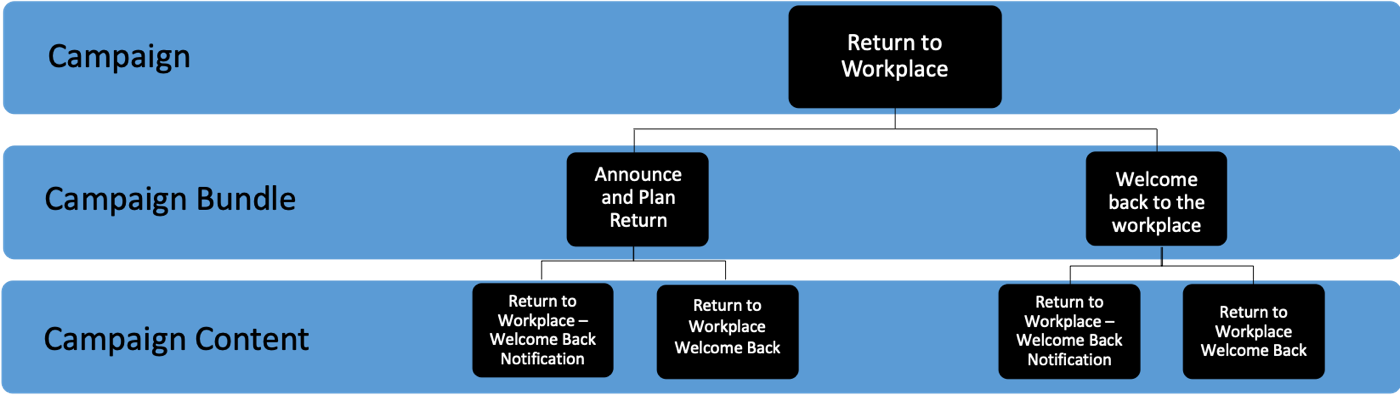 Return to Workplace - Campaign structure
