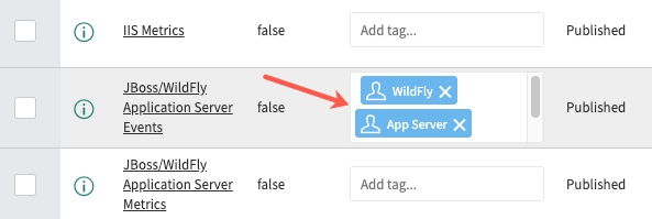 Policy tags