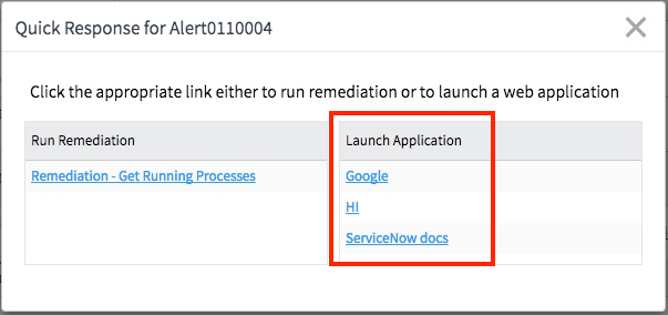 Launching a Web app