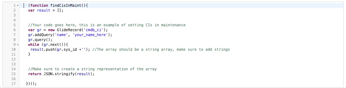 Event Management script