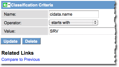 classification criteria