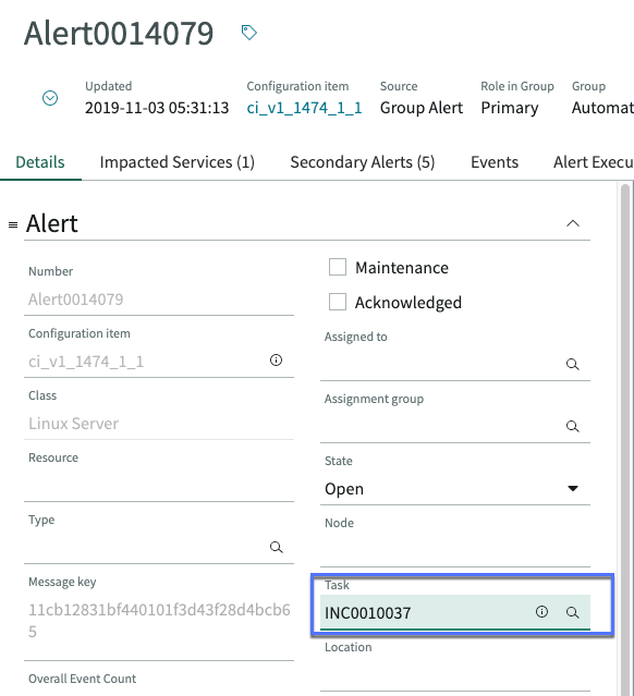 Alert fields to check