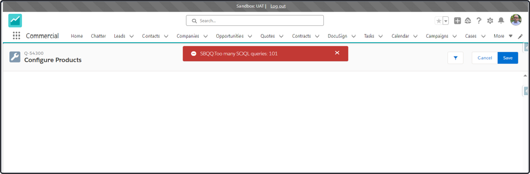 Salesforce の問題