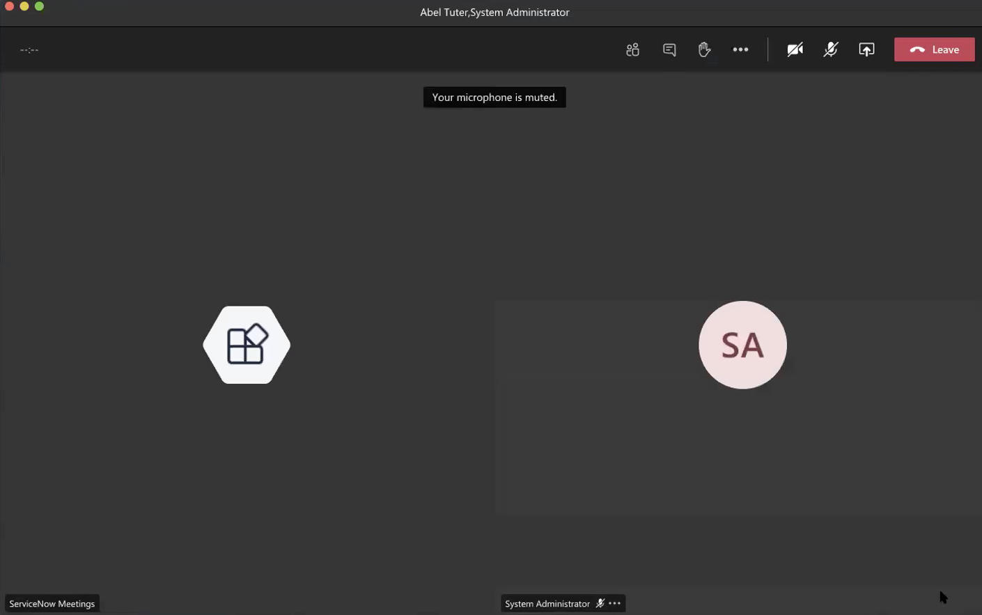 Microsoft Teams のアクティブなコール