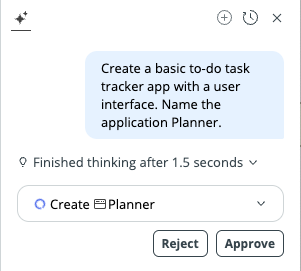 Approve the application creation.
