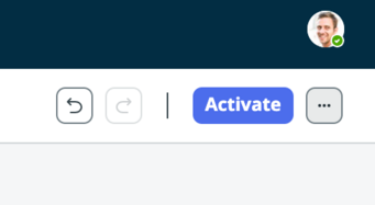 Select the button to activate the playbook