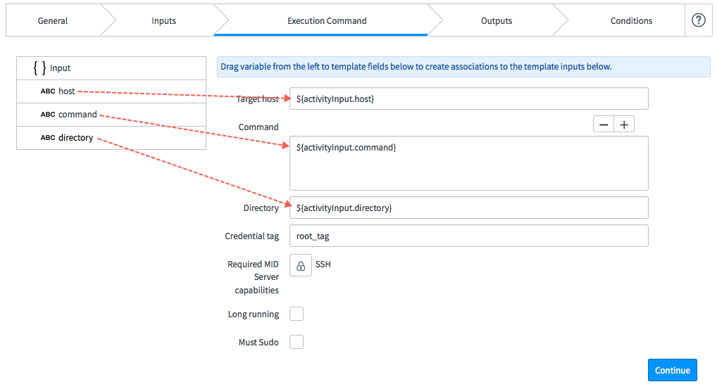 SSH 실행 명령