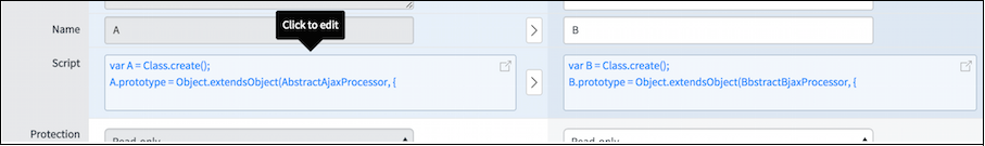Use the Script Editor for large text-based fields.