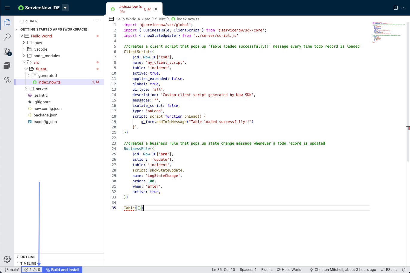 Quick Fix menu with options for quick fixes