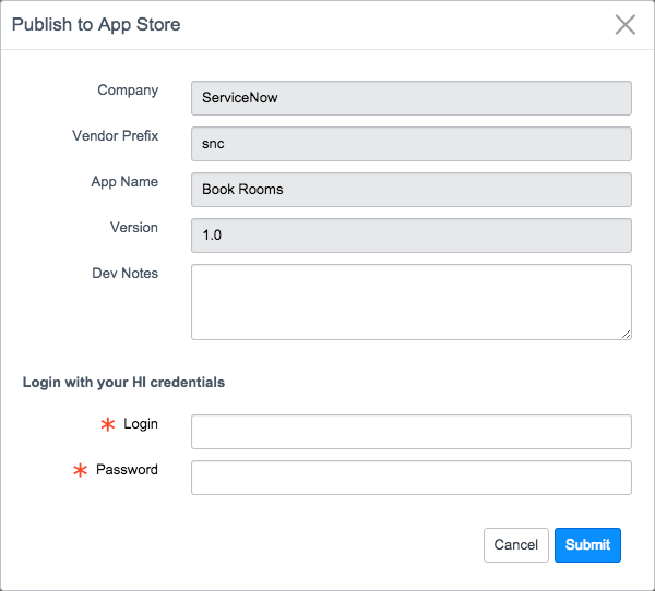 Publish an application to the marketplace