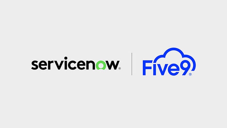 Logos ServiceNow et Five9