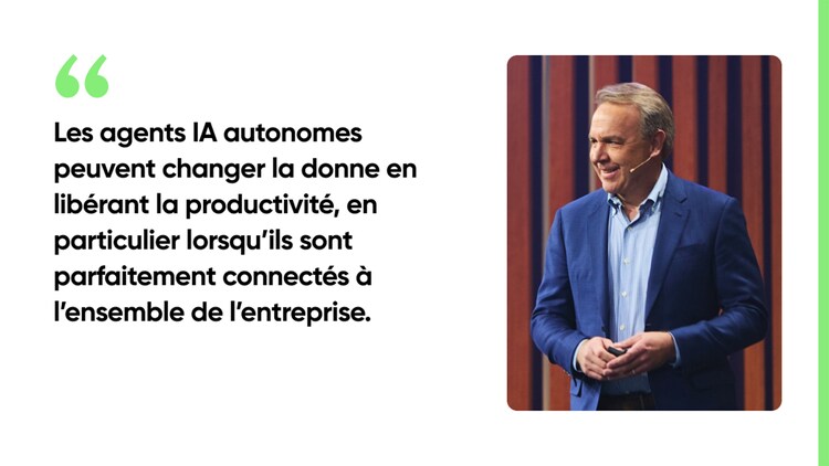 Les agents IA autonomes peuvent changer la donne en libérant la productivité, en particulier lorsqu’ils sont parfaitement connectés à l’ensemble de l’entreprise.