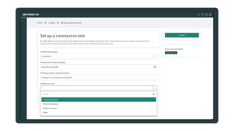 ServiceNow voegt Health and Safety Testing-app toe aan de Safe Workplace-suite