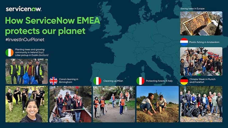 Hoe ServiceNow EMEA investeert in onze planeet