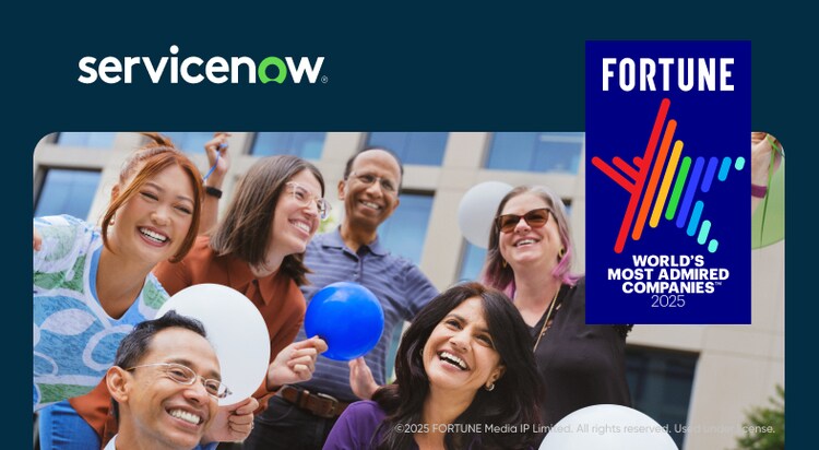 ServiceNow: een van Fortune World’s Most Admired Companies 2025