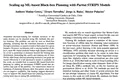 Scaling up ML-based Black-box Planning with Partial STRIPS Models