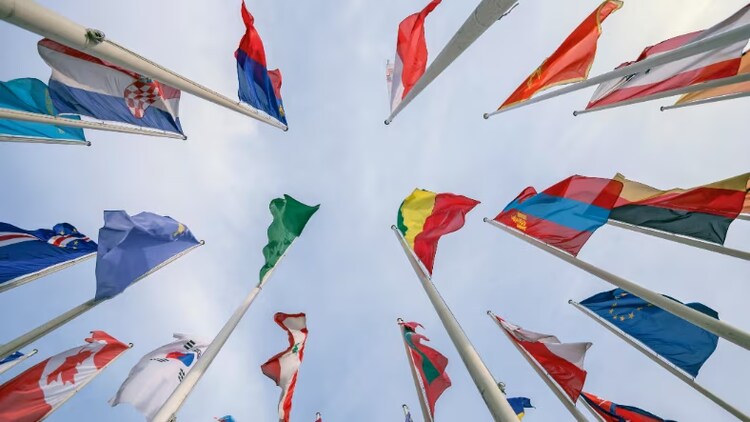 Flags of various countries