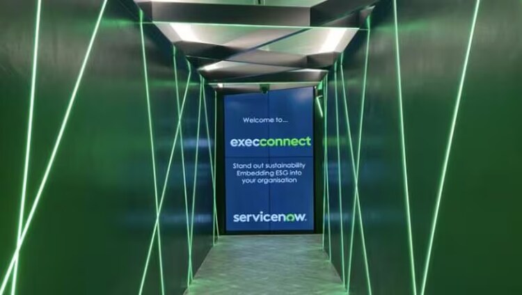 Exec Connect ESG takeaways: Photo of welcome sign to event