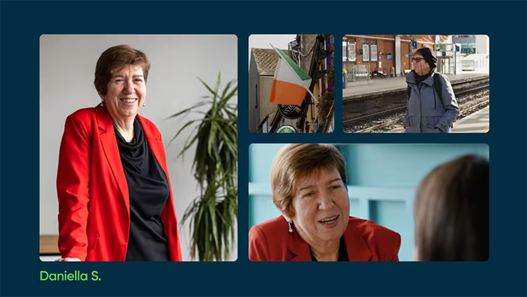 Daniela S., ServiceNow employee and a former refugee who started a tech career later in life
