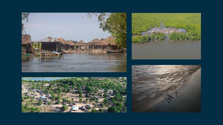 A collage of images from Sierra Leone, where Idris Elba’s father grew up