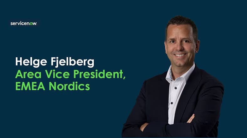 Meet Area VP EMEA Nordics Helge Fjelberg - ServiceNow Blog