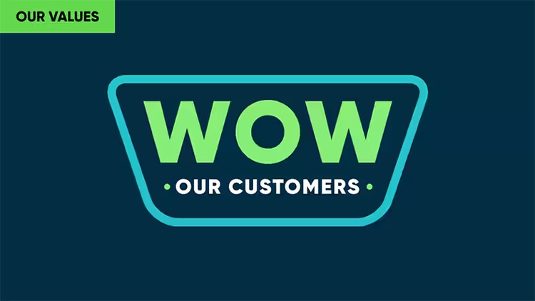 ServiceNow values: Wow our customers