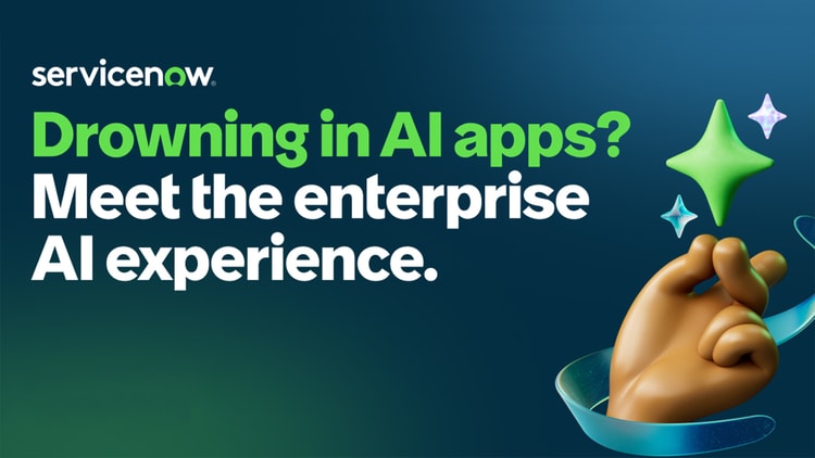 Drowning in AI apps? Meet the enterprise AI experience.