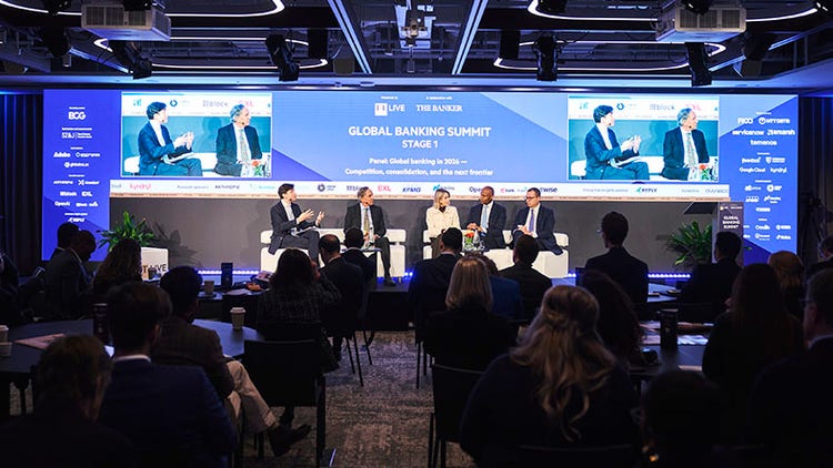 Panel discussion with Cathy Mauzaize at the Financial Times Global Banking Summit